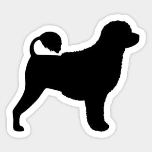 Portuguese Water Dog Silhouette Sticker